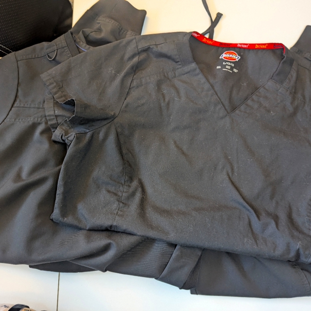 Dickies Black Scrub Set (3 pieces)
